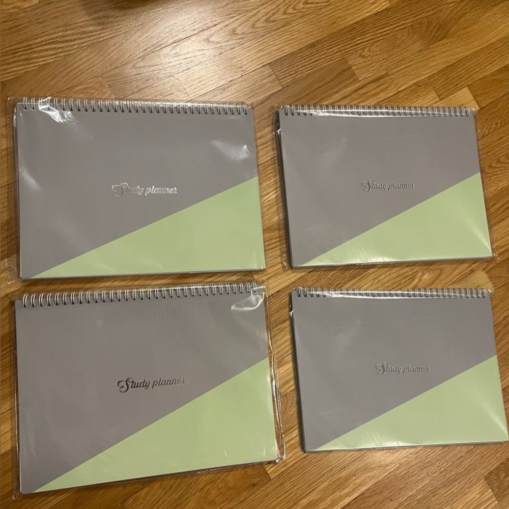 4 pk Miliko A4 One Semester Study Planner/Organizer-11.7" x8.4 Planner Sticker